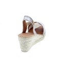 Alpargatas Toni Pons zapatos Mujer modelo Teide-P Plata 