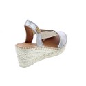 Alpargatas Toni Pons zapatos Mujer modelo Teide-P Plata 