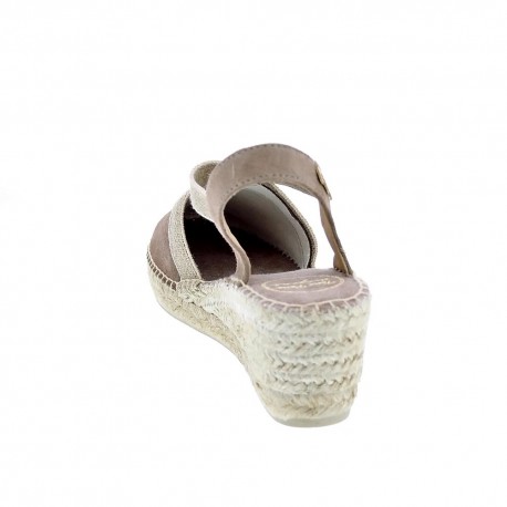 Alpargatas Toni Pons zapatos Mujer modelo Tona Marrón Elástico