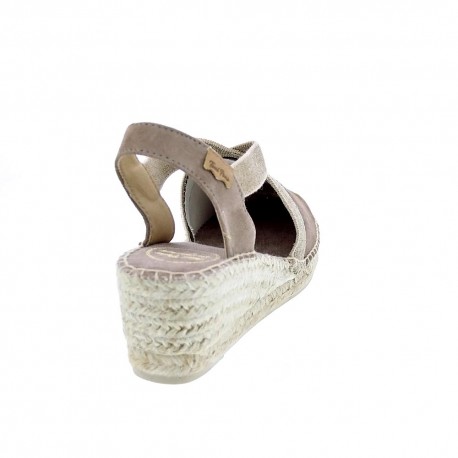 Alpargatas Toni Pons zapatos Mujer modelo Tona Marrón Elástico