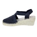 Alpargatas Toni Pons zapatos Mujer modelo Triton Negro Elástico
