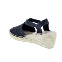 Alpargatas Toni Pons zapatos Mujer modelo Triton Negro Elástico