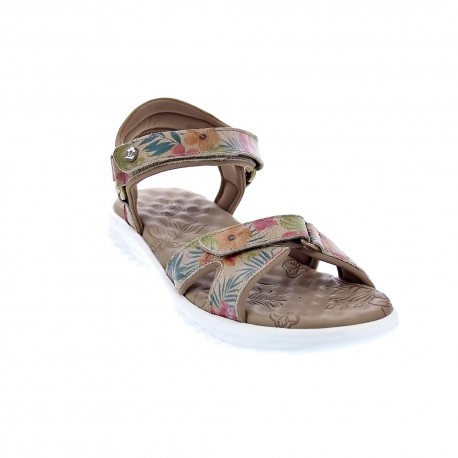Sandalias Panama Jack zapatos Mujer modelo Noja Tropical B2 Beige 