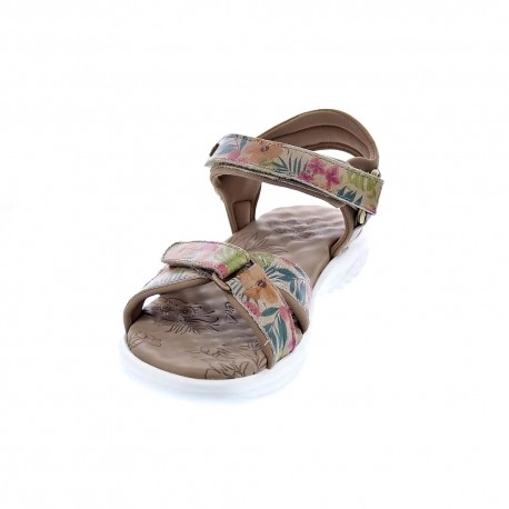 Sandalias Panama Jack zapatos Mujer modelo Noja Tropical B2 Beige 