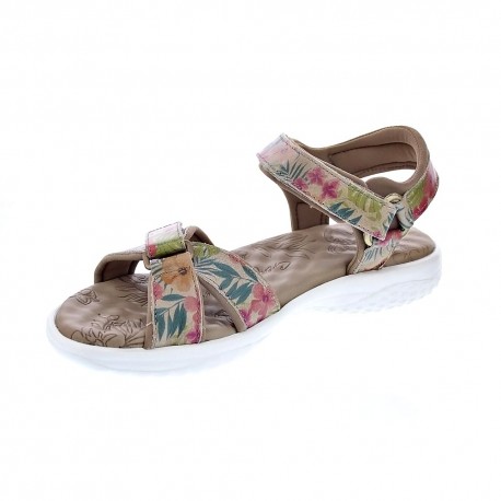 Sandalias Panama Jack zapatos Mujer modelo Noja Tropical B2 Beige 