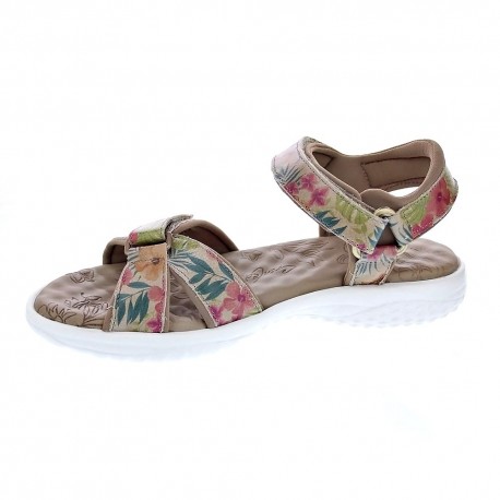 Sandalias Panama Jack zapatos Mujer modelo Noja Tropical B2 Beige 