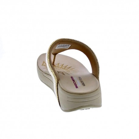 Sandalias Skechers zapatos Mujer modelo Retrogrades Beige 
