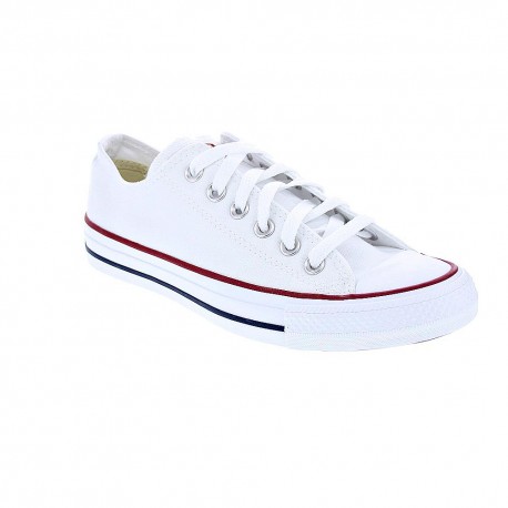 Zapatillas Converse zapatos Mujer modelo Bajas Chuck Taylor lona Blanco Cordón