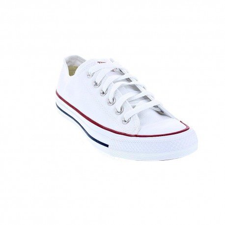 Zapatillas Converse zapatos Mujer modelo Bajas Chuck Taylor lona Blanco Cordón