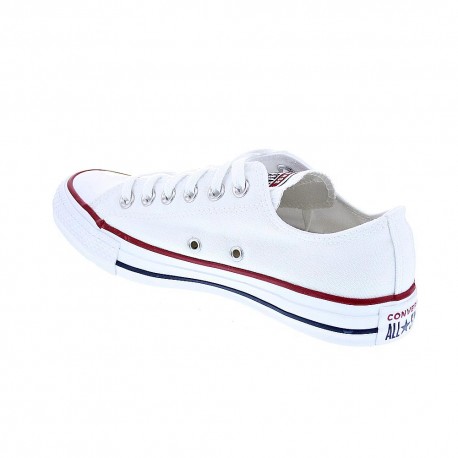 Zapatillas Converse zapatos Mujer modelo Bajas Chuck Taylor lona Blanco Cordón