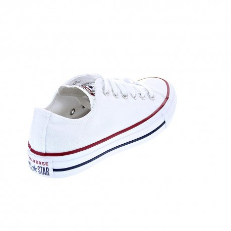 Zapatillas Converse zapatos Mujer modelo Bajas Chuck Taylor lona Blanco Cordón