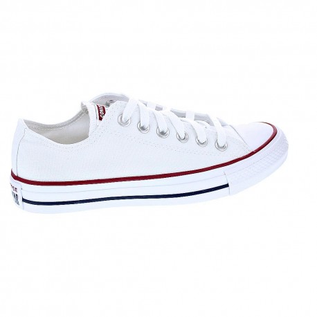 Zapatillas Converse zapatos Mujer modelo Bajas Chuck Taylor lona Blanco Cordón