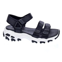 Sandalias Skechers zapatos Mujer modelo D Lites Negro  2
