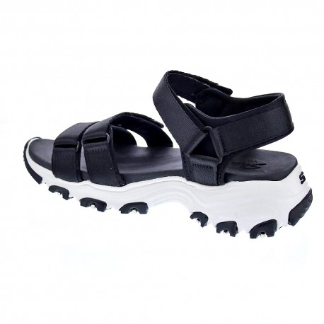 Sandalias Skechers zapatos Mujer modelo D Lites Negro 