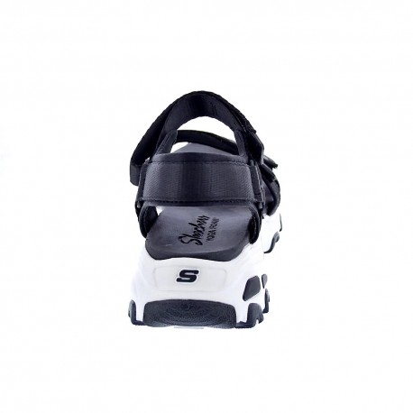 Sandalias Skechers zapatos Mujer modelo D Lites Negro 