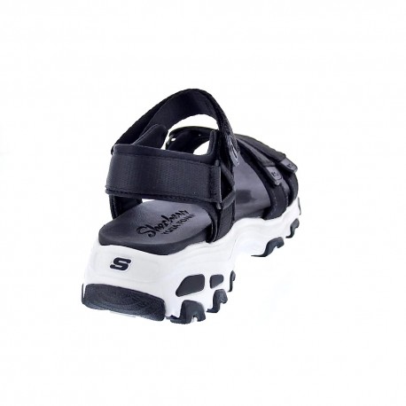 Sandalias Skechers zapatos Mujer modelo D Lites Negro 