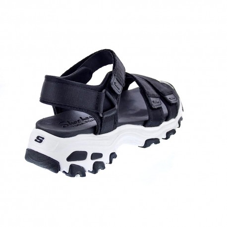 Sandalias Skechers zapatos Mujer modelo D Lites Negro 