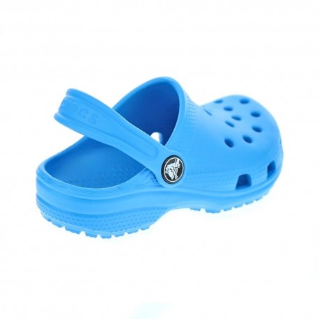 Zuecos Crocs zapatos Niño modelo Classic Clog k Ocean Azul 