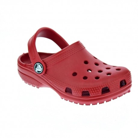 Zuecos Crocs zapatos Niño modelo Classic Clog K Pepper Rojo 