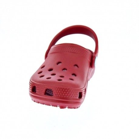 Zuecos Crocs zapatos Niño modelo Classic Clog K Pepper Rojo 
