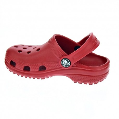 Zuecos Crocs zapatos Niño modelo Classic Clog K Pepper Rojo 