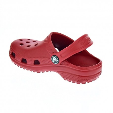 Zuecos Crocs zapatos Niño modelo Classic Clog K Pepper Rojo 