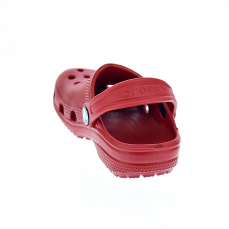 Zuecos Crocs zapatos Niño modelo Classic Clog K Pepper Rojo 