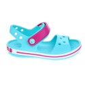Zuecos Crocs zapatos Niña modelo Crocband Sandal Kids Azul 