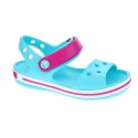 Zuecos Crocs zapatos Niña modelo Crocband Sandal Kids Azul 