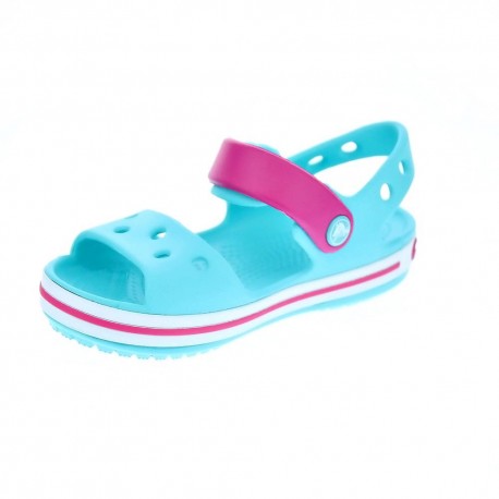 Zuecos Crocs zapatos Niña modelo Crocband Sandal Kids Azul 