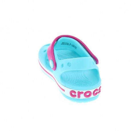 Zuecos Crocs zapatos Niña modelo Crocband Sandal Kids Azul 