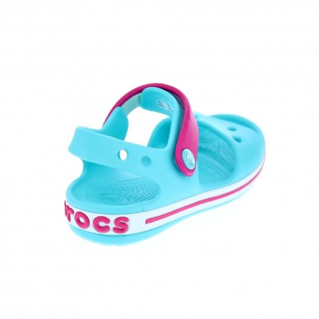 Zuecos Crocs zapatos Niña modelo Crocband Sandal Kids Azul 