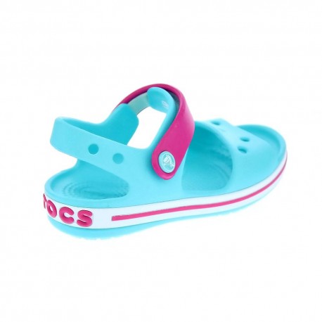 Zuecos Crocs zapatos Niña modelo Crocband Sandal Kids Azul 