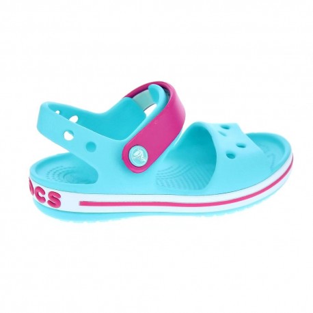 Zuecos Crocs zapatos Niña modelo Crocband Sandal Kids Azul 