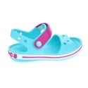 Zuecos Crocs zapatos Niña modelo Crocband Sandal Kids Azul 