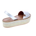 Abarcas menorquinas Popa zapatos Mujer modelo Rosario Plata 
