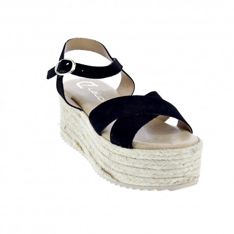 Sandalias Claudia zapatos Mujer modelo Pune Negro 