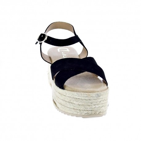 Sandalias Claudia zapatos Mujer modelo Pune Negro 