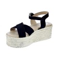 Sandalias Claudia zapatos Mujer modelo Pune Negro 