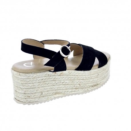 Sandalias Claudia zapatos Mujer modelo Pune Negro 