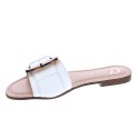 Sandalias Claudia zapatos Mujer modelo Carey Blanco 