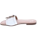 Sandalias Claudia zapatos Mujer modelo Carey Blanco 