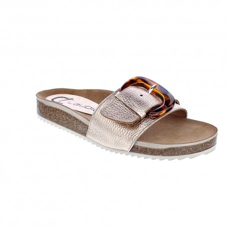 Sandalias Claudia zapatos Mujer modelo Tianyin Oro 