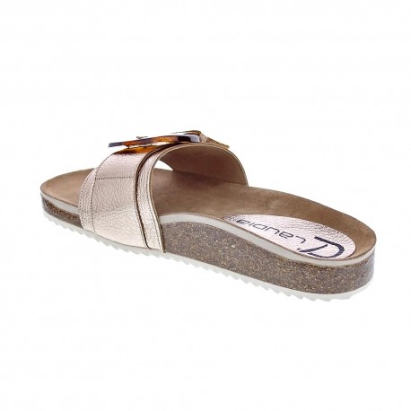 Sandalias Claudia zapatos Mujer modelo Tianyin Oro 