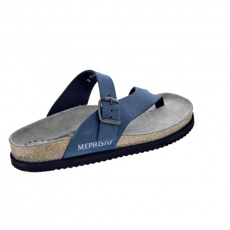Chanclas Mephisto zapatos Hombre modelo Niels Azul 