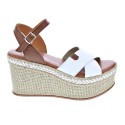 Sandalias Popa zapatos Mujer modelo Panglao Blanco 