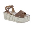 Sandalias Claudia zapatos Mujer modelo Pune Marrón 