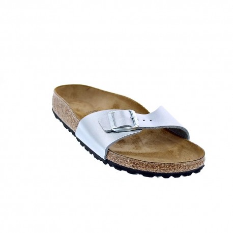 Chanclas Birkenstock zapatos Mujer modelo Madrid Plata 