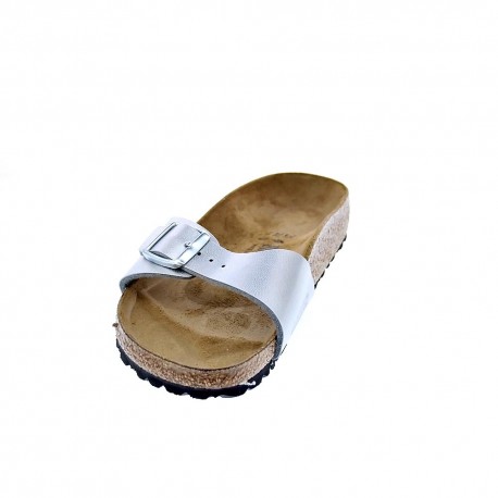 Chanclas Birkenstock zapatos Mujer modelo Madrid Plata 