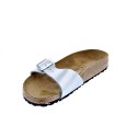 Chanclas Birkenstock zapatos Mujer modelo Madrid Plata 